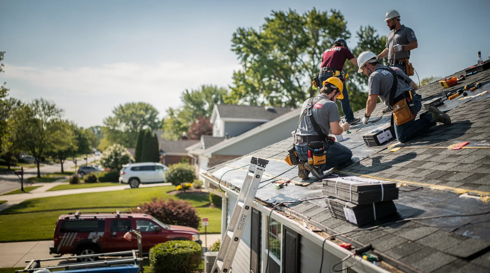 Roof Repair in Harvard, IL around you
